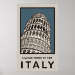 Italy Leaning Tower of Pisa Posters