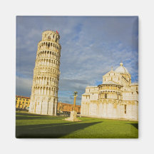 Italy, Pisa, Duomo and Leaning Tower, Pisa, 2 Fridge Magnets