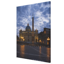 Italy, Rome, Vatican City, St. Peter's Basilica Gallery Wrapped Canvas
