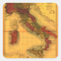 ItalyPanoramic MapItaly Stickers