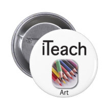 iteachART flair Pinback Buttons