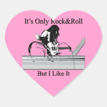 It's 0nly Rock & Roll Sticker