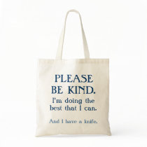 It's a bag and it's a warning sign
