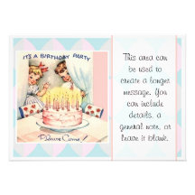 It's A Birthday Party Announcement
