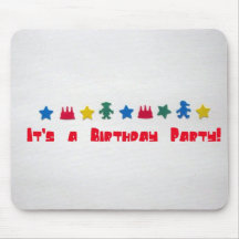 It's a birthday party! mouse pads