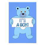 It's A Boy Blue Bear Photograph