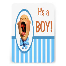 It's a Boy! Custom Invitation
