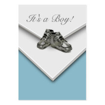 It's A Boy! New Baby Boy Birth Announcement Cards Business Cards