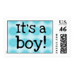 It's a boy! postage stamp