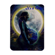 It's a Boy Rectangular Magnets