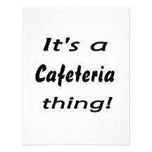 It's a cafeteria thing! custom invitation