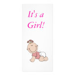 It's a Girl ! Customized Rack Card