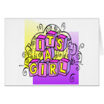 It's A Girl Greeting Card