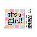 It's a girl! postage stamps