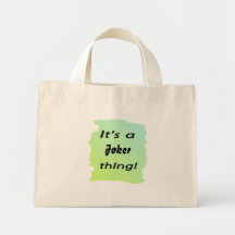 It's a Joker thing! Canvas Bag
