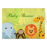 It's A Jungle Baby Shower Card