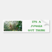 It's a Jungle... Bumper Sticker