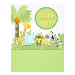 It's A Jungle Thank You Custom Invitations