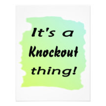 It's a knockout thing! invitation
