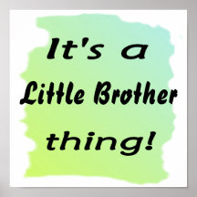 It's a little brother thing! poster