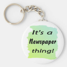 It's a newspaper thing key chains