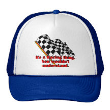 It's a racing thing mesh hats