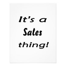 It's a sales thing! personalized invitation