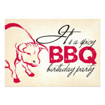 It's a spicy birthday party invitation