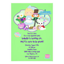 It's a Wonderland Birthday Tea Party Invitation