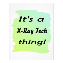 It's a x-ray tech thing personalised invites