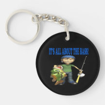 Its All About The Bass Acrylic Keychain