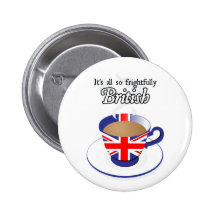 It's All So Frightfully British Pin