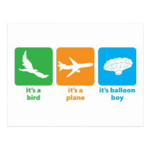 It's Balloon Boy! Post Card