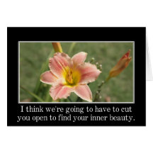 It's hard work to find your inner beauty cards