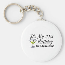 It's My 21st Birthday Key Chains