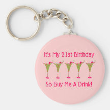 It's My 21st Birthday Keychains