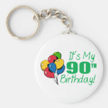 It's My 90th Birthday (Balloons) Key Chains