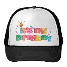 It's My Birthday Letters Hat
