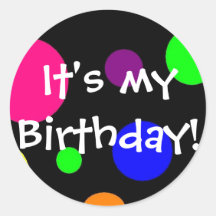 It's my birthday! stickers