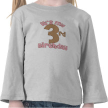 It's My Third Birthday T Shirts