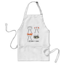 It's not Burned, it's Charred! Barbecue King? Apron