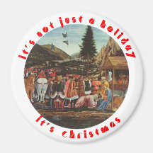 It's Not Just a Holiday, It's Christmas Refrigerator Magnets