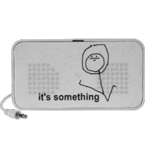 It's Something Comic Meme Notebook Speakers