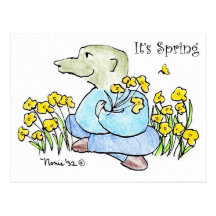 It's Spring Post Card