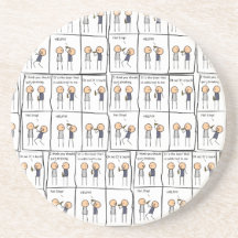 "It's the alcohol that's addicted to me!" Coaster