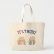 ITS TWINS (Boy Girl) Canvas Bag