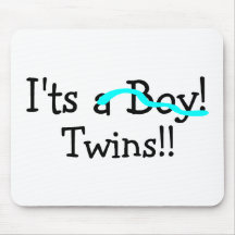 Its Twins (Boys) Mouse Mat