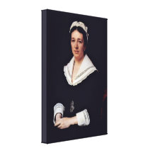 Ivan Nikolaevich Kramskoi - Vera Tretjakowa Stretched Canvas Print