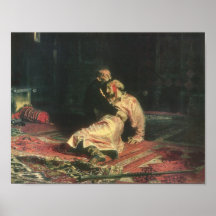 Ivan The Terrible And His Son Print