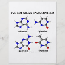 I've Got My Bases Covered (Chemistry DNA Bases) Flyer
